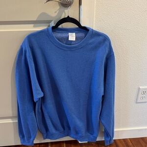 Port and Company Men's Blue Crewneck Sweater